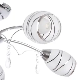 Люстра стельова Brille класична E14 40W CH (LK-242C/5) - мініатюра 3