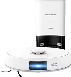 Rowenta Робот-пилосос миючий X-Plorer Serie 140+ Total Care, 5000ПаВт, h=9.5см, 0.29л, конт пилок -0.28л, вода - волозі прибирання, автон. робота до 120хв, самоочищення, білий - мініатюра 4