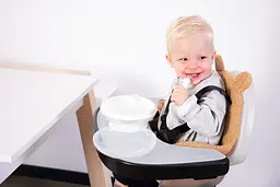 Подушка до стільця для годування Childhome Evolu, бежевий ведмедик (CHEVOSCTB) - мініатюра 8