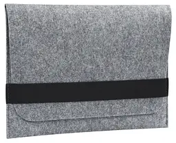Чохол Gmakin Apple MacBook Air/Pro 13` GM15-13 Felt Case (Grey) [73590] - мініатюра 2