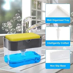Дозатор Мила Soap Pump Sponge Caddy (0115) - мініатюра 3