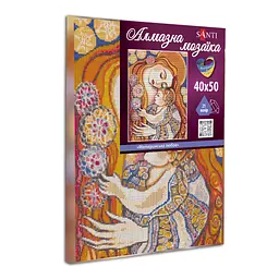 Алмазна мозаїка Santi Материнська любов, 40x50см на підрамнику (954708) - мініатюра 2