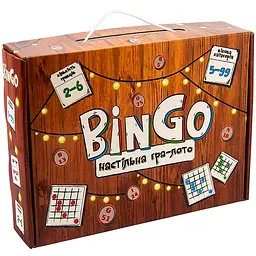 Настільна гра Strateg Лото BinGo укр. мова (30757)