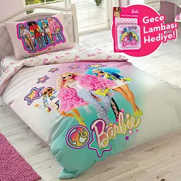 Комплект постільної білизни Disney Barbie Extra Lamba 1,5-спальний Tac pbe0041299