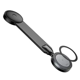 Автотримач з БЗП Hoco HW29 Magnetic Wireless Charging 15W Black - мініатюра 4