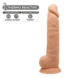 Фалоімітатор реалістичний SilexD Arnold Flesh (MODEL 5 size 10in), двошаровий, силікон + Silexpan - мініатюра 2
