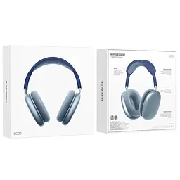 Накладні бездротові навушники BO22 Elegant Blue Borofone teh0030658 - мініатюра 3