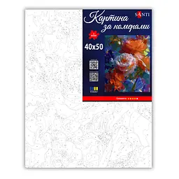 Картина за номерами Santi Весняний букет, 40x50 см (955784) - мініатюра 2
