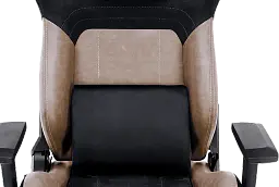 Геймерське крісло GT Racer чорне з коричневим (X-2420 Black/Brown) - мініатюра 10