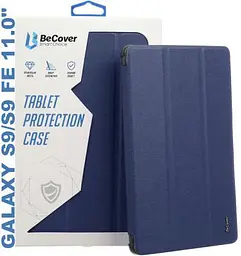 Чохол до планшета BeCover Soft Edge stylus holder Samsung Tab S9 (SM-X710/SM-X716)/S9 FE (SM-X510/SM-X516B) 11.0" Deep Blu (710439)
