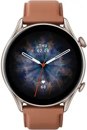 Смарт-годинник Amazfit GTR 3 Pro Brown Leather - мініатюра 3