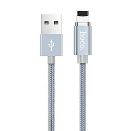USB Cable Hoco U40A Magnetic Adsorption Lightning Grey 1.2m