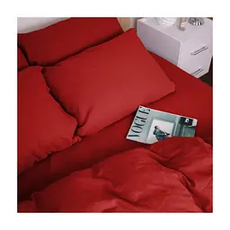 Постільна білизна MirSon 009 Red Фланель 160х220 Полуторний Євро (2200009651625) - мініатюра 2