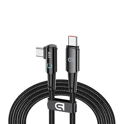 Кабель кутовий ArmorStandart AT-C1D USB-C - USB-C 100 W 1.2 метра поворотний 90 градусів (ARM75870)
