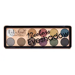 Палетка тіней для повік DoDo Eyeshadow Unique Colors перламутрові 12 відтінків D3139, №A