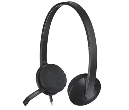 Навушники Logitech H340, Black, USB, шумостримуючий мікрофон, 20 Ом, 115 дБ, 1.8 м (981-000475)