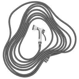 Шланг, що розтягується (комплект) Bradas TWIST HOSE 9-18 м BOX сірий (WTW918GY) - мініатюра 3