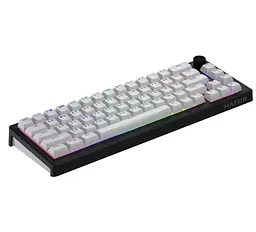 Механічна ігрова клавіатура HATOR HTK-3160-UA Skyfall 65 Wireless Aurum Sterling Switch USB, 2,4 ГГц, BT 5.3 Black-White - мініатюра 4