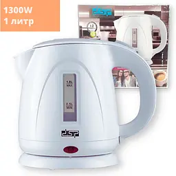 Електрочайник DSP KK1128 дисковий пластиковий 1 л білий 1300W (KK1128_405) - мініатюра 8