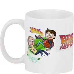 Кухоль GeekLand Назад в майбутнє Rick-Sanchez Персонажі Rick-and-Morty CP 03.295 330 мл білий - мініатюра 3