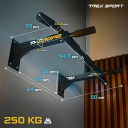 Турнік настінний Trex Sport TX-030PB чорний - мініатюра 10