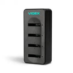 Зарядний пристрій LC420 Black 4 x Li-ion для LIR2016/LIR2025/LIR2032 (60 mAh 4.2V) Videx teh0028620