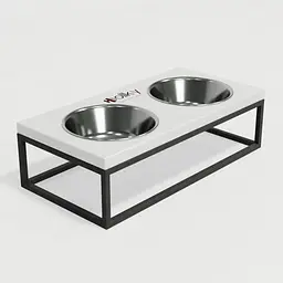 Hollky Base M — миски на підставці для середніх собак та великих котів (2 × 0,95 л) - мініатюра 6