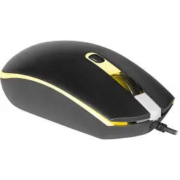 Комп'ютерна мишка Defender Dot MB-986 4 кн. 1600 dpi 7 кол. підсвітки чорна (52986)