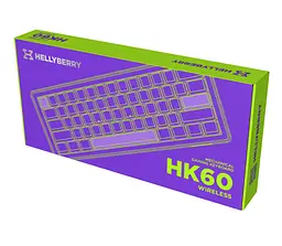 Механічна ігрова клавіатура HATOR HK-60-WV Wireless Hellyberry Switch USB, 2,4 ГГц, Bluetooth 5.3 White-Violet - мініатюра 6