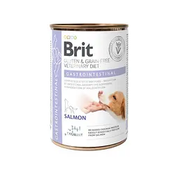 Вологий корм Brit GF VetDiets Gastrointestinal для собак, при проблемах з травленням, лосось і горошок, 400 г - мініатюра 6