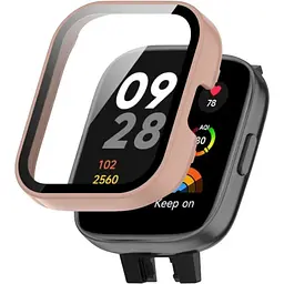 Чохол-накладка DK Пластик Gloss Glass Full Cover для Xiaomi Redmi Watch 3 (pink)