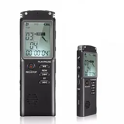 Цифровий диктофон із активацією голосом та LCD екраном Doitop T60 16 Гб пам'яті (100322) - мініатюра 4