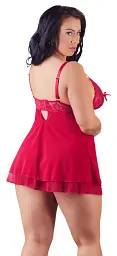 Сорочка Cottelli Curves, 3XL (червоний) - мініатюра 4