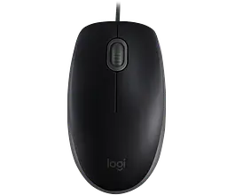Миша Logitech B110 Silent, Black, USB, оптична, 1000 dpi, 3 кнопки, 1.8 м (910-005508) - мініатюра 4