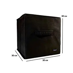 Текстильний кофр  ORGANIZE  30*30*30 см (чорний) - мініатюра 5