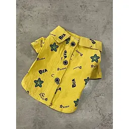Сорочка для собак "Морські зірочки" жовтий S Multibrand zoo0005840