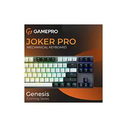Клавіатура GamePro Genesis Joker Pro MK124G Pro Outemu Red Switch Wireless/Bluetooth/USB UA Gray (MK124G Pro) - мініатюра 6