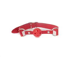 Кляп Ball Gag Red - Fetish Boss Series - мініатюра 9