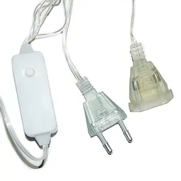 Ялинкова гірлянда Фігурки 3D сніговики та сніжинки гірлянда різнокольорова на вікно 3.2 м - мініатюра 8