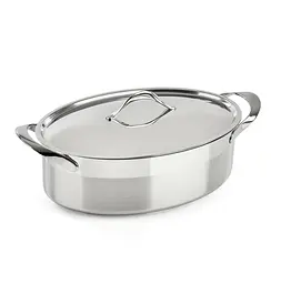 Каструля з кришкою Barazzoni My Lady 510017000 32х24 см 5.5 л срібляста