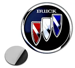 Наклейка з логотипом BUICK для авто і ключів d=13мм Пвх-пластик об'ємна