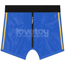 Трусики для страпона Lovetoy Chic Strap-On Shorts, 36-39 (синій) - мініатюра 6