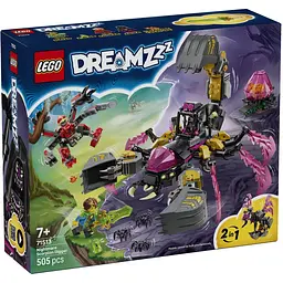 Конструктор LEGO DREAMZzz Кошмарний землекоп-скорпіон 505 деталей (71513)
