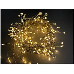Гірлянда Chomik Кластер 150 LED 1,5м, теплий білий, 3АА (5900779901803)