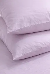 Комплект наволочок Ecotton 70х70 см із сатину 2 шт (арт. 14-3805 Iris) світло-бузковий (24744) - мініатюра 3