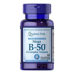 Вітамін Б-50 Vitamin B-50 Complex Timed Release 60 Caplets
