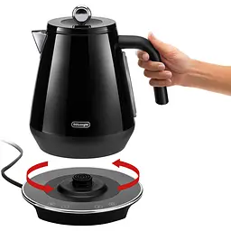 Електрочайник Delonghi Eclettica SpecialTea KBY 2011 BK [148607] - мініатюра 5