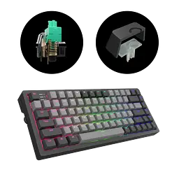 Ігрова клавиатура Dark Project KD83A Gateron Cap Teal ENG/UA (KB-GCT-871-100004) - мініатюра 6