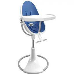 Стільчик для годування Bloom Fresco White/Riviera blue (E10535-W\E10540-RBL) - мініатюра 2