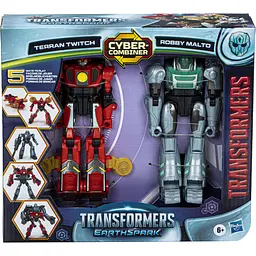 Набір іграшковий трансформерів Hasbro Transformers Earth Spark Cyber-Combiner 1 (F8438) - мініатюра 6